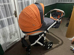 Дитяча коляска для дитини 2в1 Б/У 0-2 роки Adamex Gloria з ПОЛЬШИ з амортизаторами, Коляски для малюка