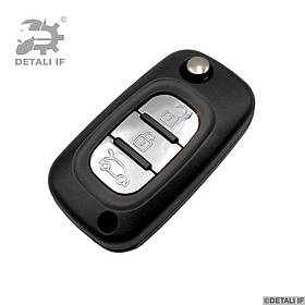 Ключ викідний брелок Twingo Renault CWTWB1G767 PCF7961M HU83 2 кнопки