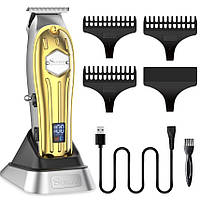 Комбо-набір для стрижки Surker&Hatteker Cordless Turbo Gold (SK-1615+SK-1613+TX2-GO), фото 7