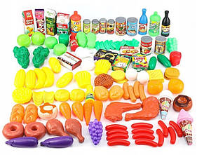 120 пластикових Овочів Фруктів Fun Shop Кухня