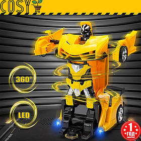 Універсальний радіокерований Робот Трансформер Бамблбі (Робот Машинка на Радіокеруванні Ламборгіні)