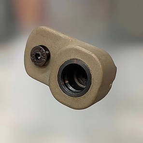 Посадкове гніздо під антабку для цівки, колір Койот, DLG TACTICAL (DLG-150-beige) QD KeyMod / M-LOK, фото 1