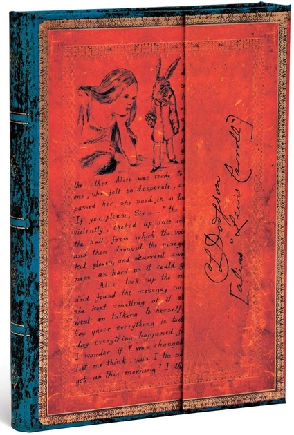 Блокнот Paperblanks Рукописи Льюїс Керрол середній 13х18 см в лінію Аліса (9781439746080)