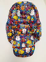 Чохол DavLu на стільчик для годування Peg-Perego Tatamia Сніговик (Ch-n-1-1)