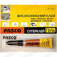 Моментальный клей гелевый PASCO 3г