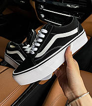 Жіночі кеди Vans Old Skool Platform, vans жіночі кеди, ванс олд скул на платформі, фото 3