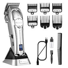 Комбо-набір для стрижки Surker&Hatteker Cordless Turbo Gold (SK-1615+SK-1613+TX2-GO), фото 5