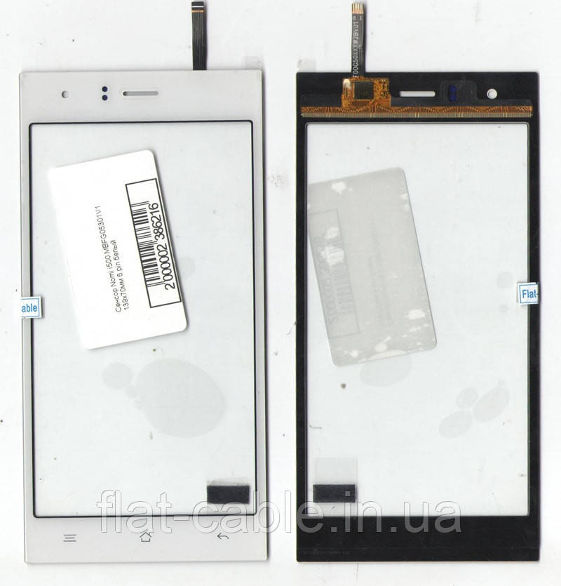 Сенсор Nomi i500 MBFG05301V1 139x70 мм 6 pin білий