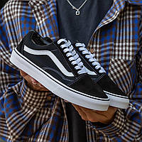 Кеды женские Vans Old Skool черно-белые, Ванс Олд Скул, код IN-937