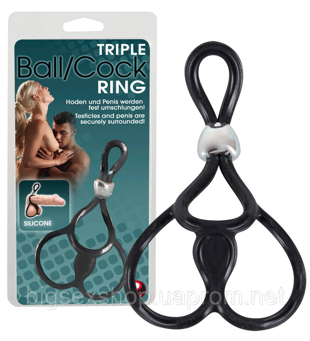 Ерекційна петля — Triple Ball and Cock Ring