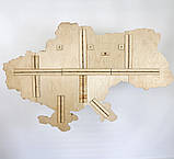 Карта України 3D об'ємна багатошарова (+ коробка) 143*100 см, фото 6