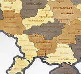 Карта України 3D об'ємна багатошарова (+ коробка) 143*100 см, фото 3