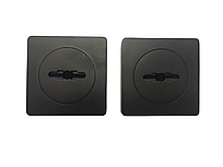 Накладки для сувальдного замку Class ET 08 (чорні матові)