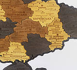 Карта України 3D об'ємна багатошарова 92.5х64.6 см + коробка, фото 5