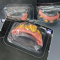 Щелепа вставна силіконова на Хелловін, мікс, Челюсть резиновая на хэллоуин, фото 2