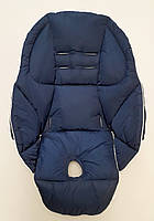 Чохол DavLu на стільчик для годування Peg-Perego Tatamia Темно-синій (Ch-n-1-5)