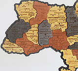 Карта України 3D об'ємна багатошарова (+коробка) 55*38.5 см, фото 6