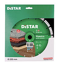 Круг алмазний відрізний по граніту Distar 1A1RSS/C3-W 230x2,6/1,8x22,23-16-ARPS 38x2,6x10+2 R103 Maestro, фото 5