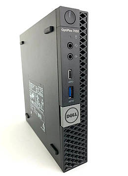 Неттоп Dell Optiplex 7050 (Intel Pentium G4400T/16Gb/SSD256Gb/WI-FI/Win10) USFF, s1151 БВ