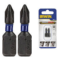 Бита IMPACT PRO 1/4"/25 мм PZ1 2 шт, IRWIN