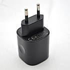 Мережевий зарядний пристрій SENTEO Z-02A GaN 25W+QC3.0 з кабелем Type-c to Type-c Black, фото 7