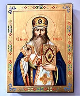 Ікона Св. Василя Великого (писана на дереві)