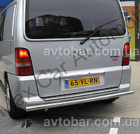 Защита заднего бампера ус d60 Mercedes Vito 638 (1996-2003) одинарная дуга для Мерседес Вито