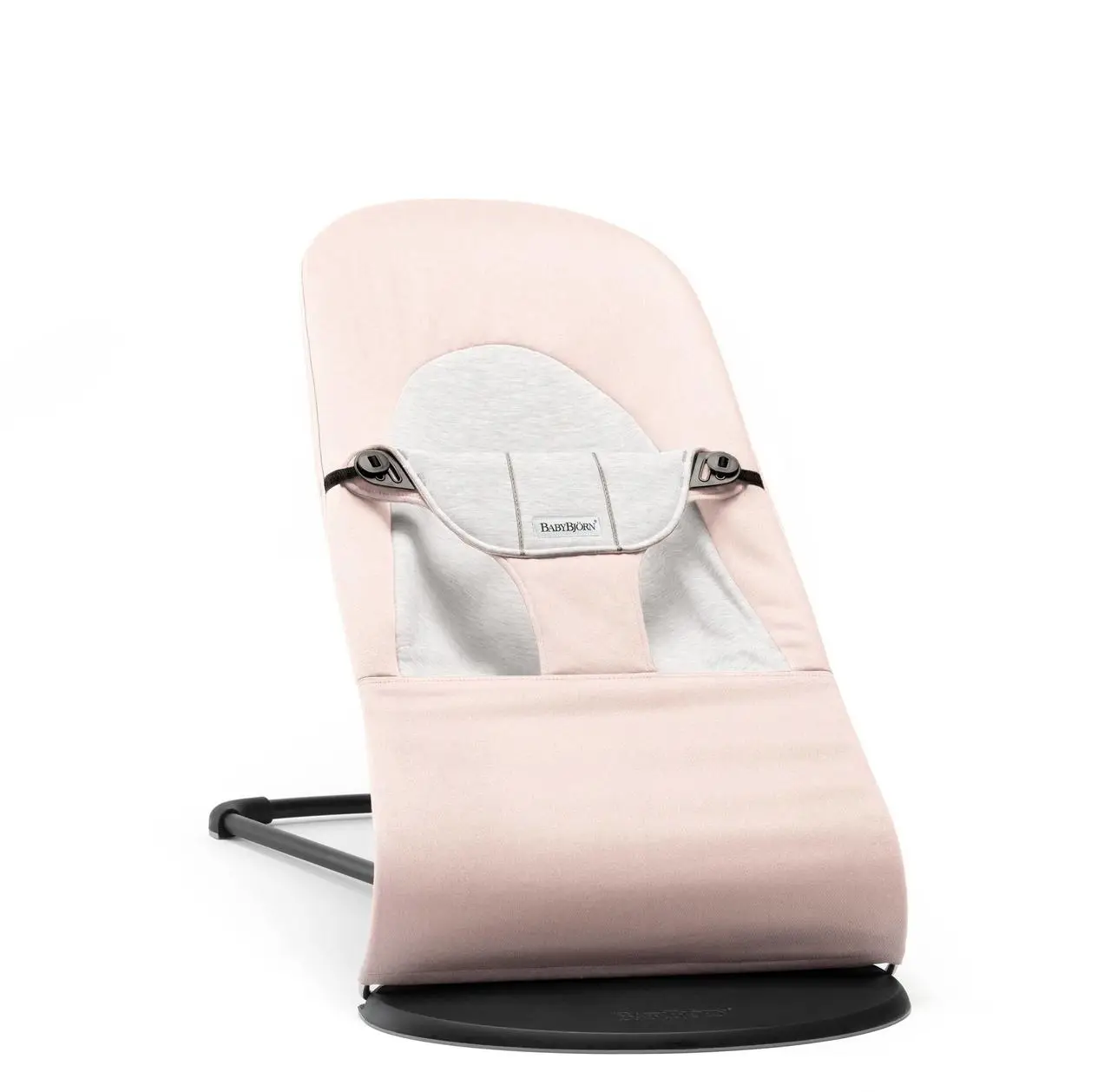 Шезлонг BabyBjorn Bouncer Balance Soft Cotton/Jersey, Pink/Grey