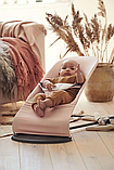 Шезлонг BabyBjorn Bouncer Balance Soft Cotton/Jersey, Pink/Grey, фото 6