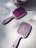 Гребінець для волосся Superbrush від Janeke, Лавандовий зубчики фіолетові, фото 3