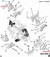 Болт M12 X 65 GM 11099661 OPEL ASTRA-H ZAFIRA-B