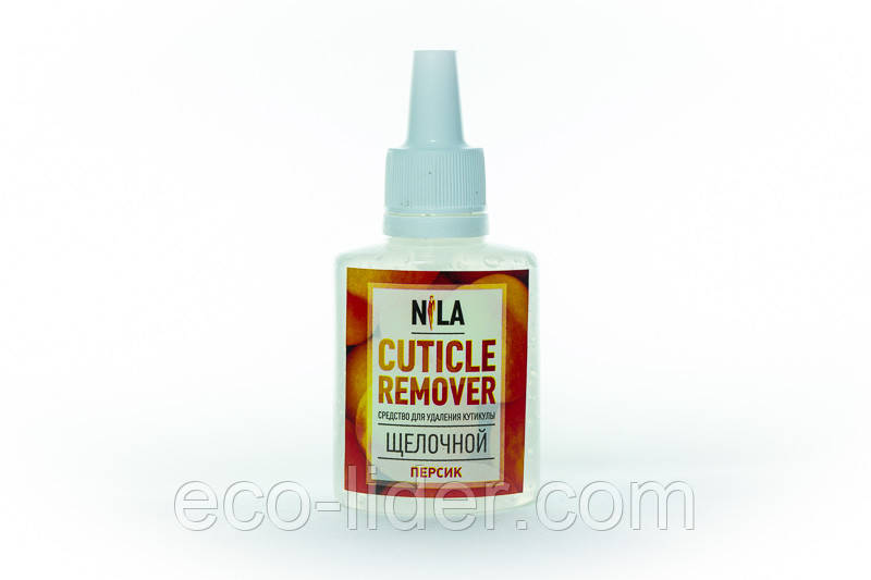 Засіб для видалення кутикули Nila Cuticle Remover персик (лужний), 30 мл