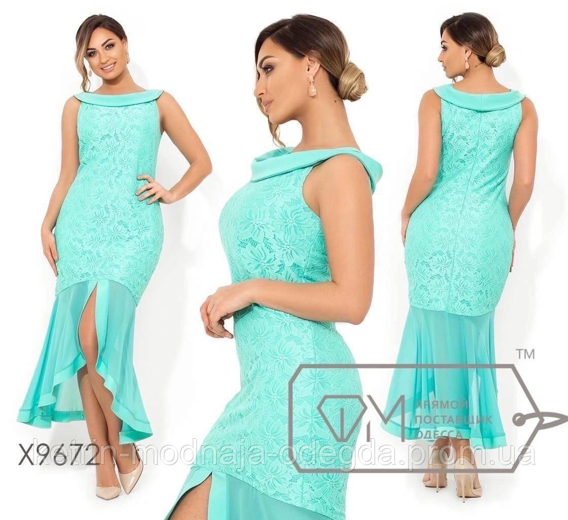 Красивое вечернее платье в расцветках , размеры 42 - 54 - фото 3 - id-p1900575328