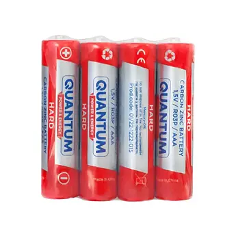 Батарейки соляні ААА Quantum Hard AAA R03 уп40шт 6973467010063