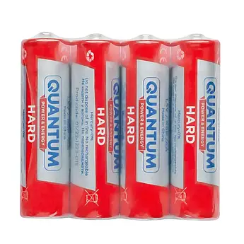 Батарейки соляні АА Quantum Hard AA R6P плівка 40 шт