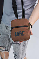 Барсетка -гаманець коричневий UFC
