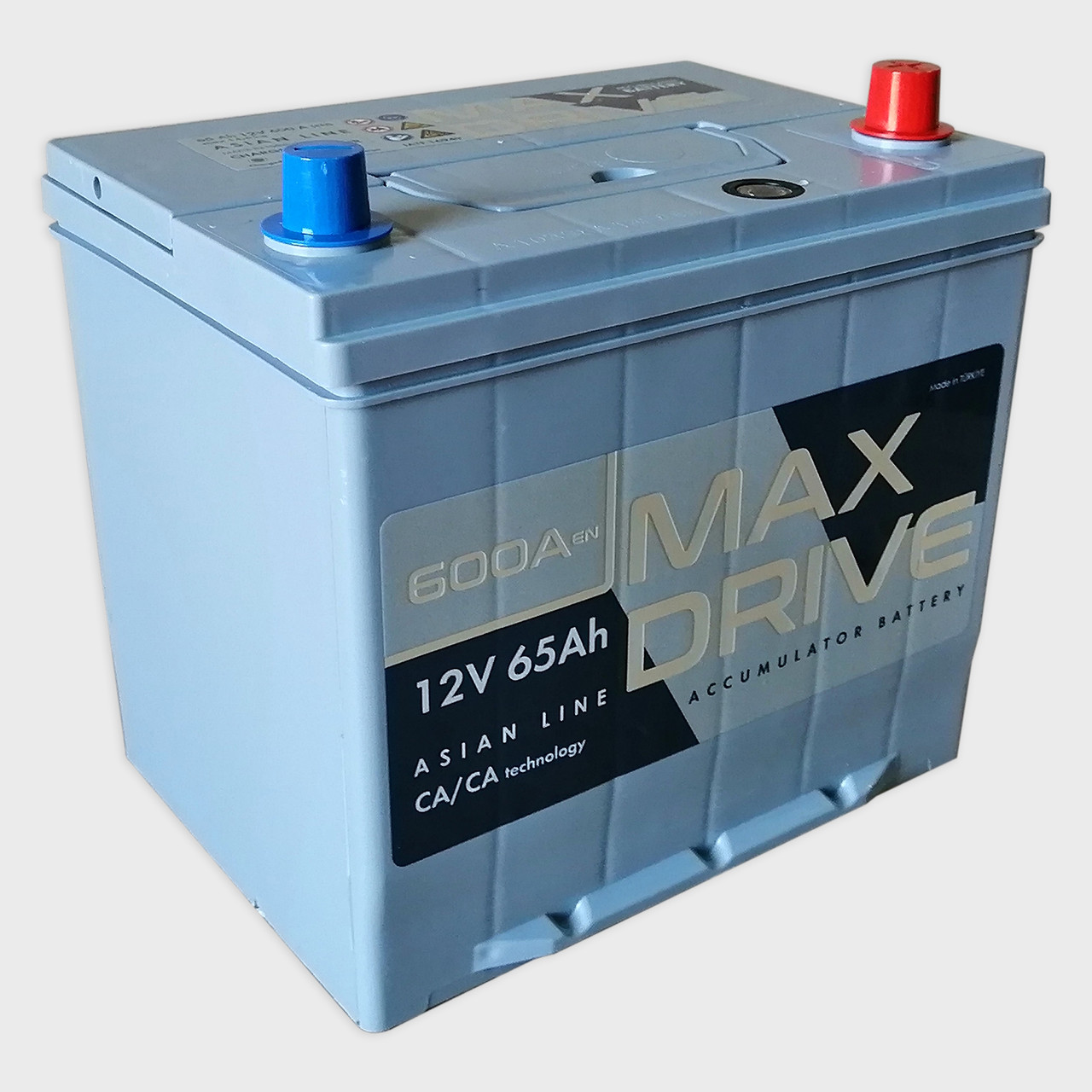 Акумулятор автомобільний 65А·год Азія (-/+) MAX DRIVE АКБ 230х173х220, фото 1
