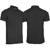 Футболка поло термоактивная MIL-TEC Tactical Polo Quickdry Черный