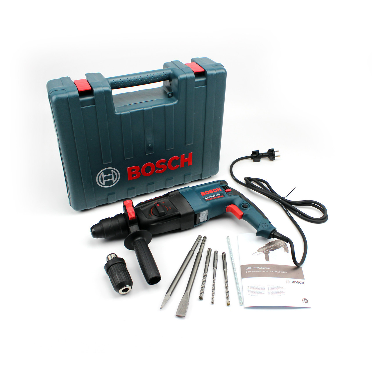 Перфоратор Bosch GBH 2-26 DRE 800 Вт 2.7 Дж 900 об/хв 4000 уд/хв | Мережевий перфоратор