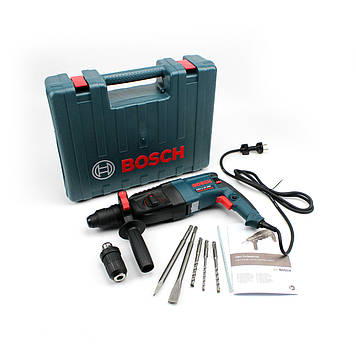 Перфоратор Bosch GBH 2-26 DRE 800 Вт 2.7 Дж 900 об/хв 4000 уд/хв | Мережевий перфоратор