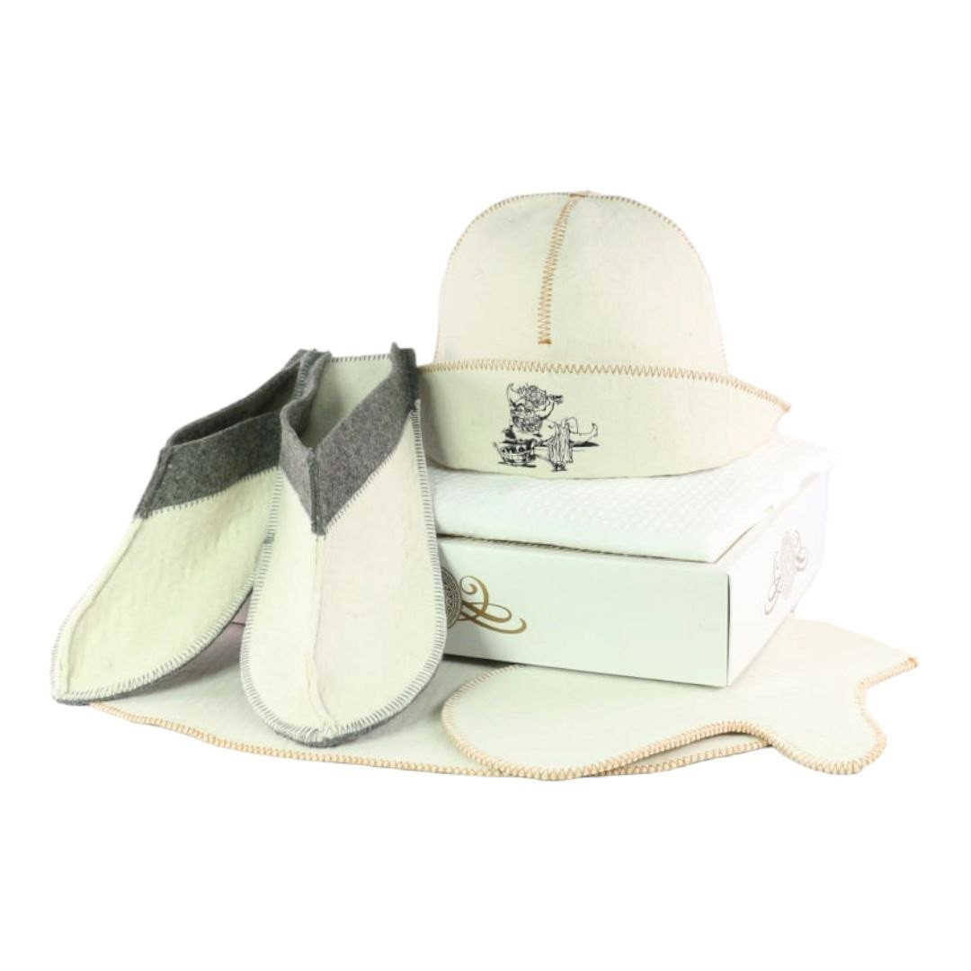 Чоловічий подарунковий набір для лазні та сауни "Банщик"