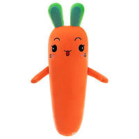 Мягкая игрушка подушка Malloory Морковь оранжевая объятия 70 см антистресс