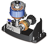 Самоблокувальний електромеханічний привод Roger Technology R30/803 для відкотних воріт вагою до 800 кг, фото 2