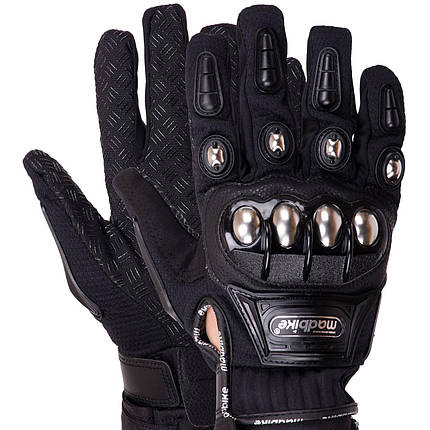 Мотоперчатки MADBIKE MAD-10С M-XXL черный, фото 1