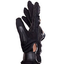 Мотоперчатки MADBIKE MAD-10С M-XXL черный, фото 3