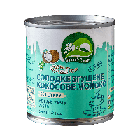 Кокосове згущене молоко БЕЗ ЦУКРУ Nature's Charm 320 г