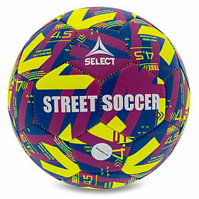 М'яч футбольний SELECT STREET SOCCER V23 STREET-YB No4,5 жовтий-синій