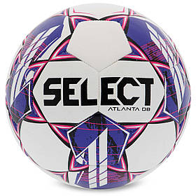 М'яч футбольний SELECT ATLANTA DB FIFA BASIC V23 ATLANTA-4WV No4 білий-фіолетовий