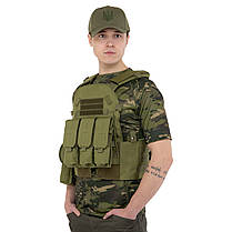 Розвантажувальний жилет універсальний на 5 кишень Military Rangers ZK-9103 кольору в асортименті, фото 5