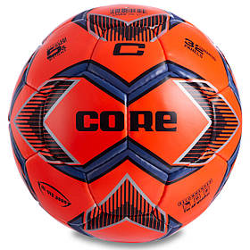 М'яч футбольний CORE HI VIS3000 CR-017 No5 PU червоний